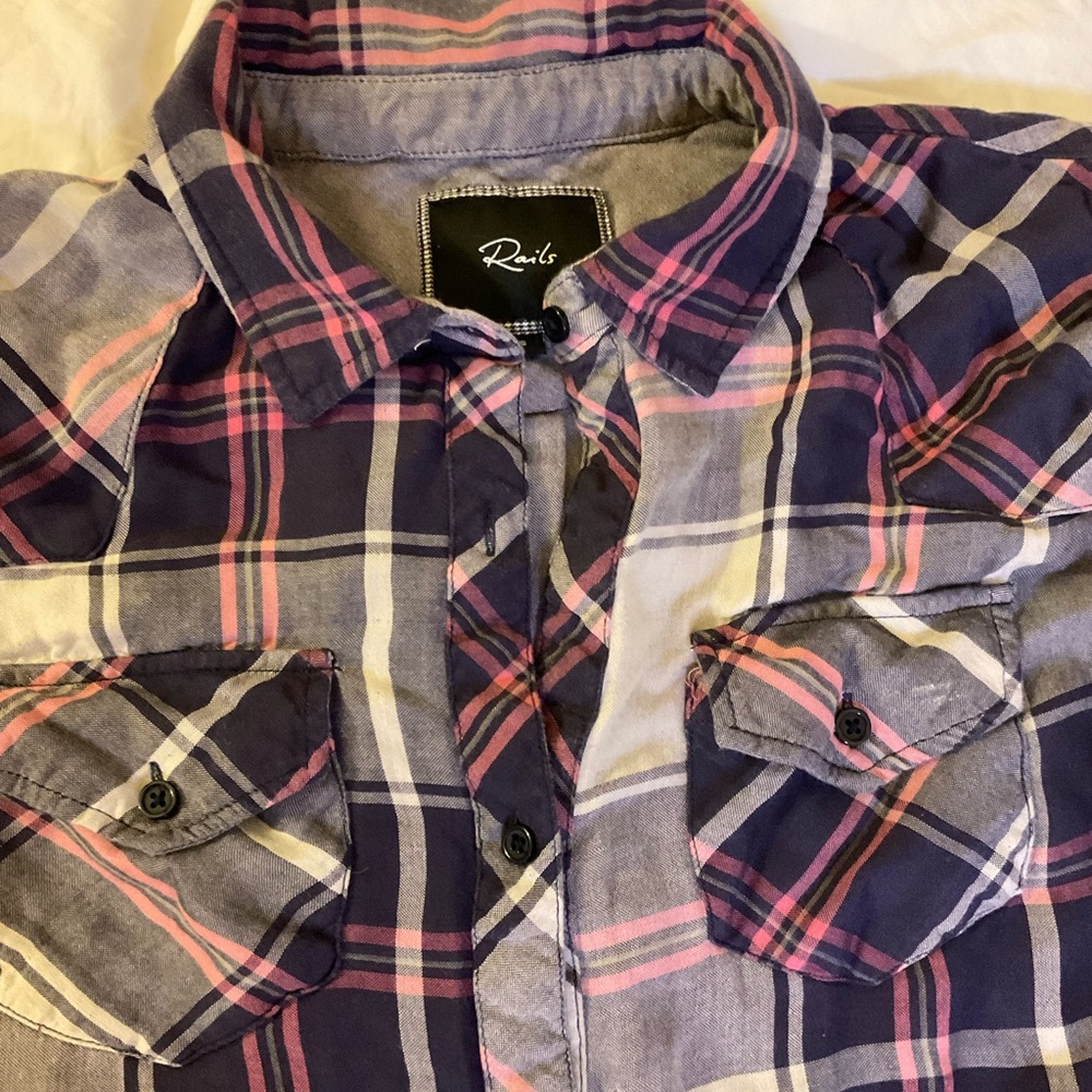 Rails Plaid Button Down Shirt - Picture 5 of 8